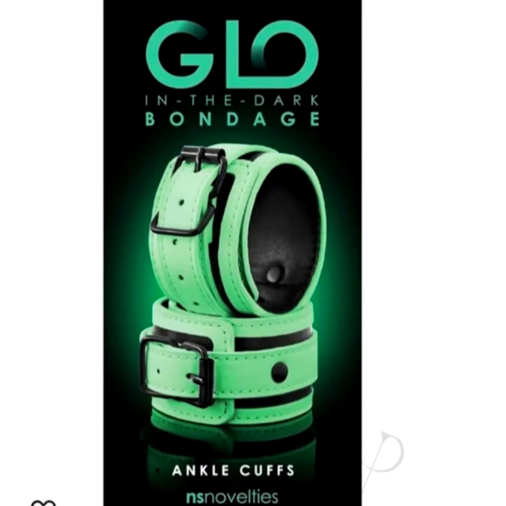 Glo in the dark ankle cuffs.